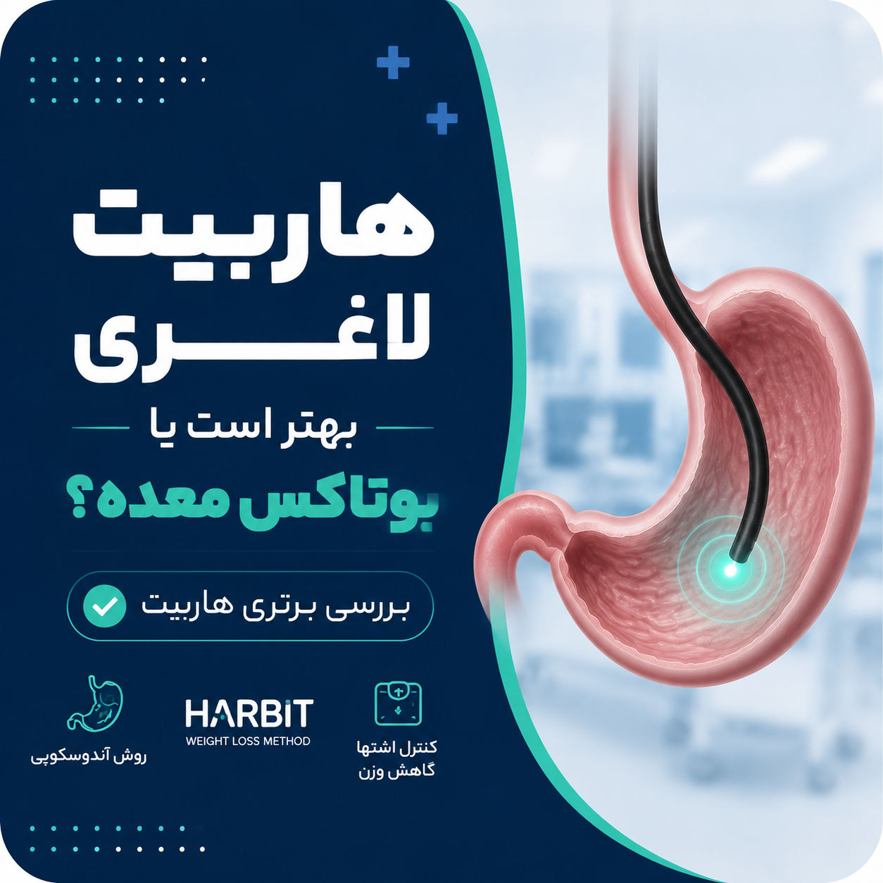 هاربیت لاغری بهتر است یا بوتاکس معده؟ بررسی برتری هاربیت