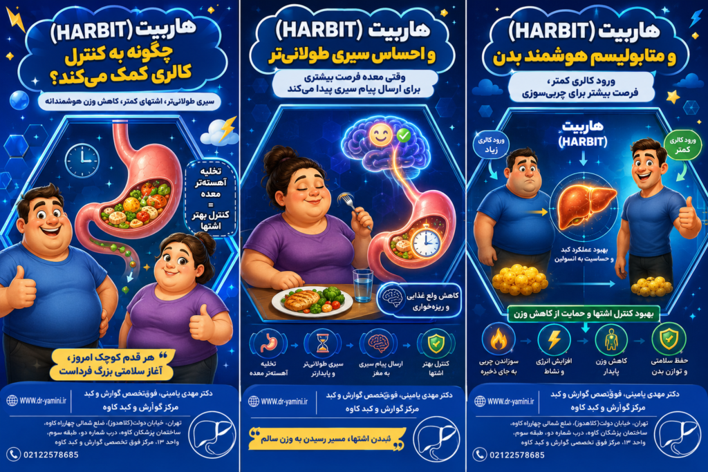 هاربیت و کند شدن جذب کالری