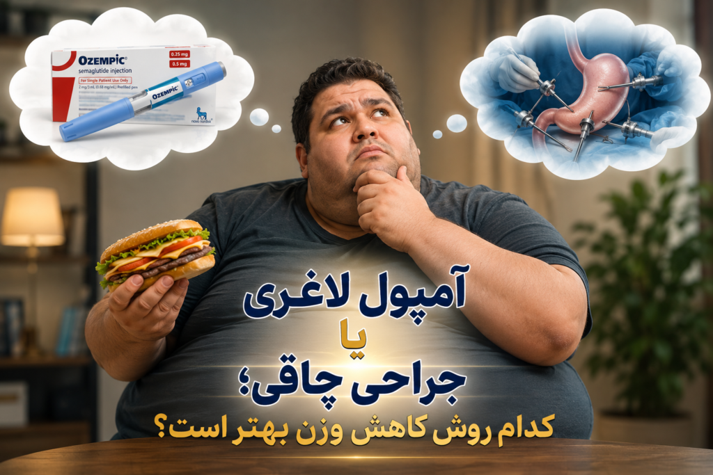آمپول لاغری یا جراحی چاقی؛ کدام روش کاهش وزن بهتر است؟