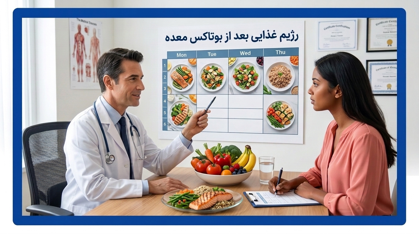 رژیم غذایی بعد از بوتاکس معده