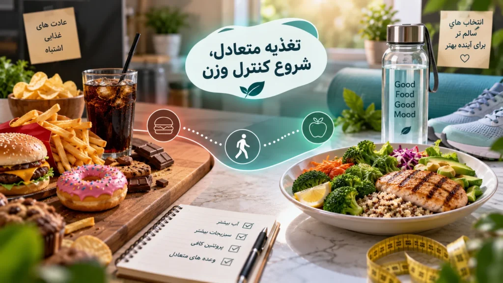 بهترین روش کاهش وزن برای افراد کم‌تحرک چیست؟